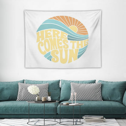 Groovy Here Comes The Sun Tapestry