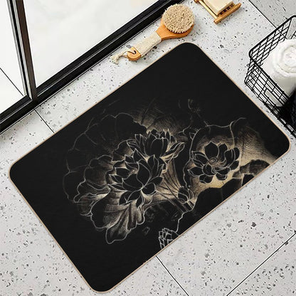 Gold Lotus Bath Mat