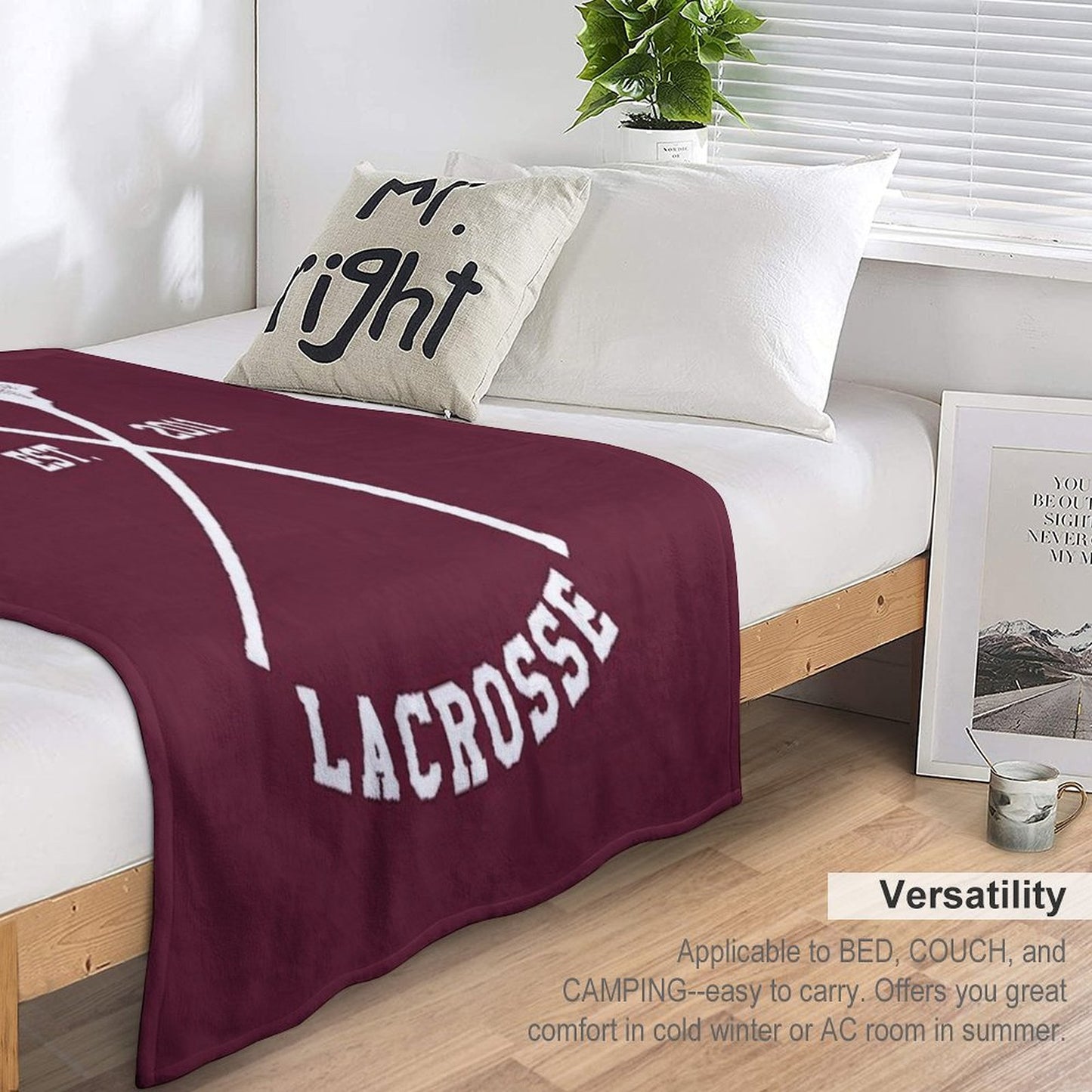 Beacon Hills Lacrosse - Teen Wolf Throw Blanket