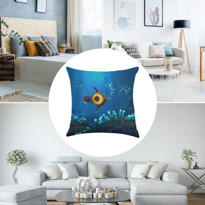 Peeper Linen Throw Pillow Cover