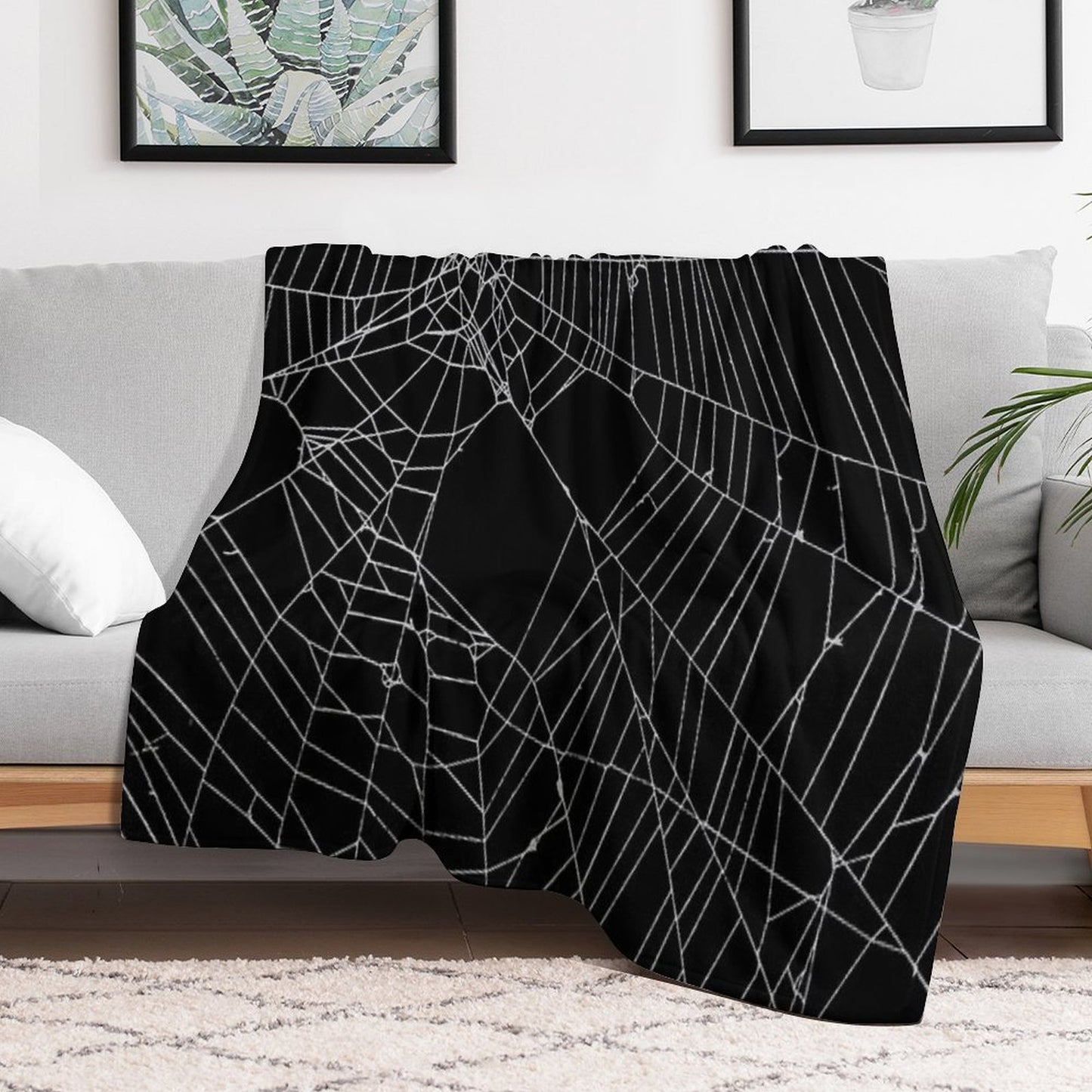 SpiderWeb Web Throw Blanket