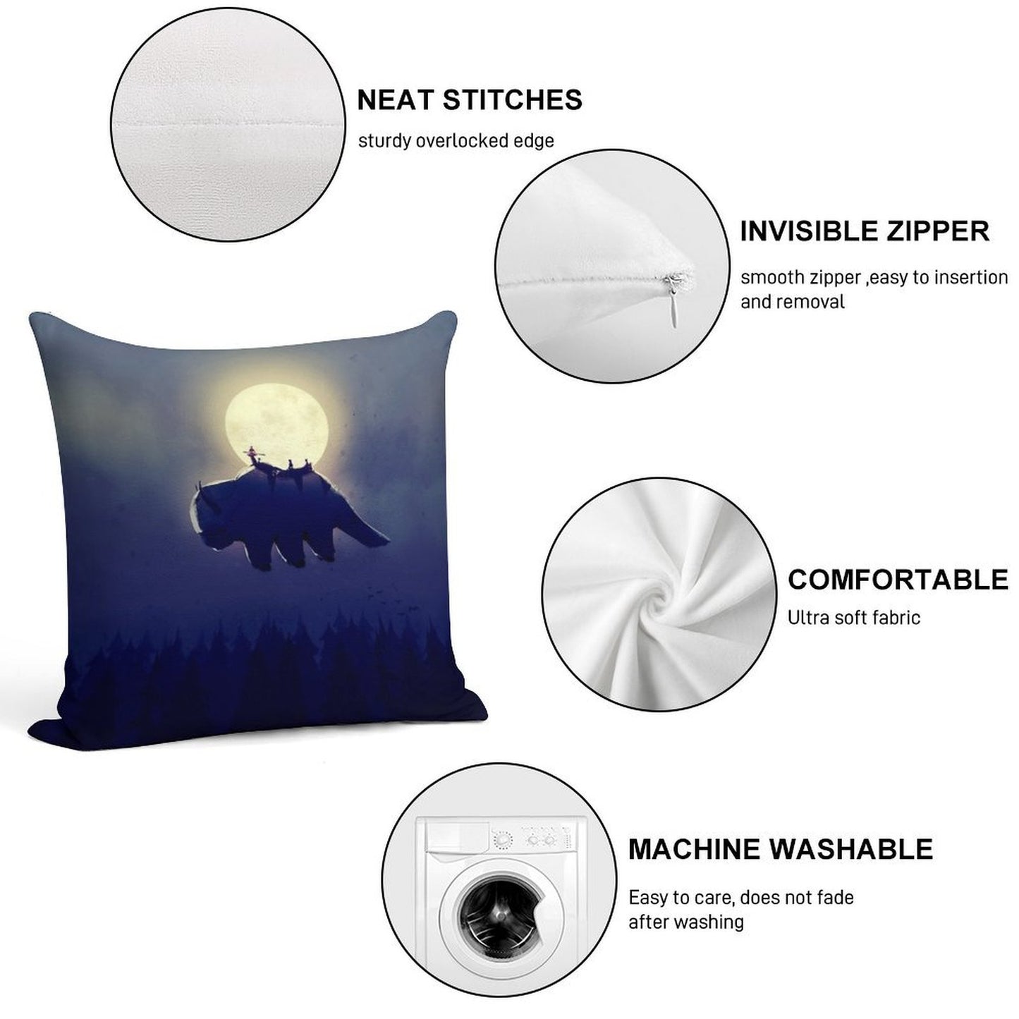 The End of All Things - Night Version Soft Home Decor Throw Pillow