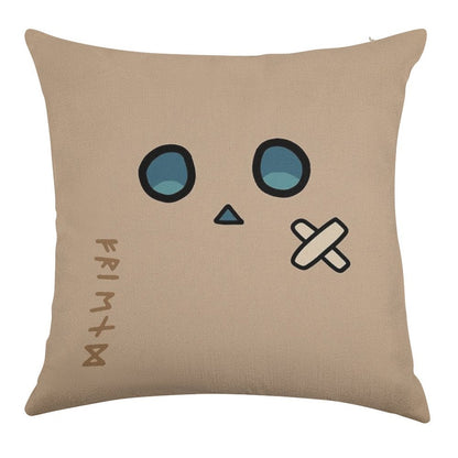 Friend - Nanashi Mumei Mascot △ - Hololive #HoloCouncil Linen Throw Pillow Cover