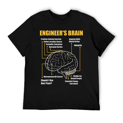 Engineer&#39;s Brain - Funny Sarcastic Engineering Gift T-Shirt