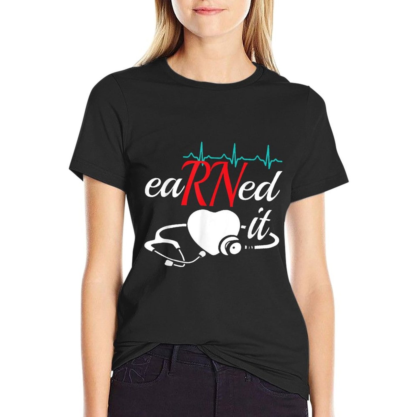 Earned It RN Nurse Nursing Graduation T-Shirt