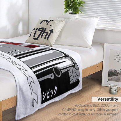 Civic Type R EK9 Throw Blanket