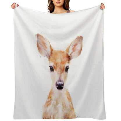 Little Deer Throw Blanket