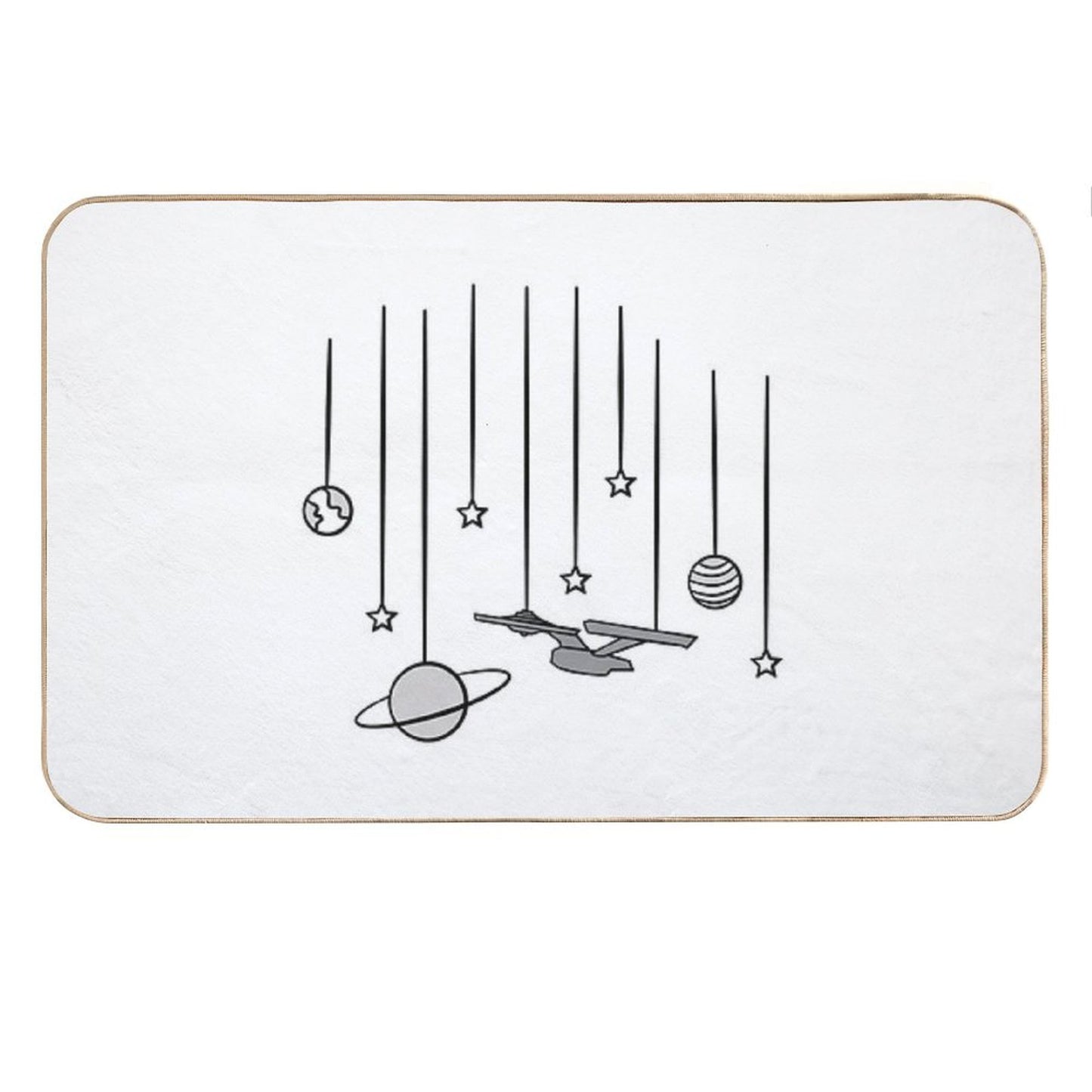 Star Trek USS Enterprise Bath Mat