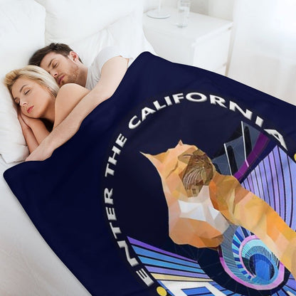 Coastal, Dreamy,Sun-Kissed,California Vibes. Throw Blanket