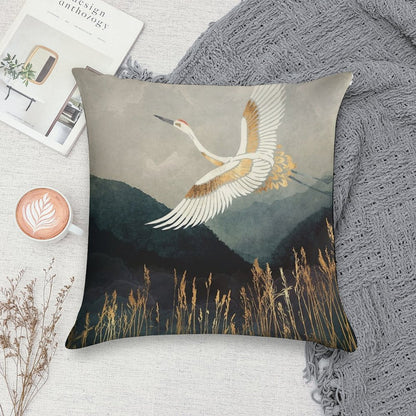 Elegant Flight Soft Warmth Comfort Throw Pillow