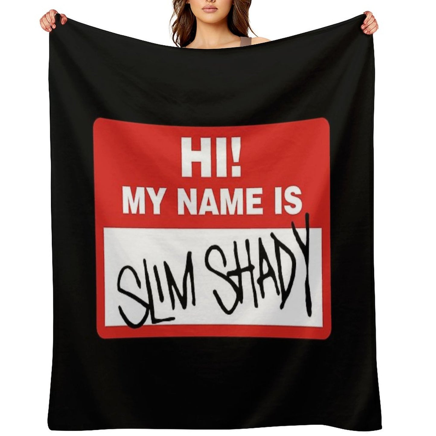 My Name Is Slim Shady Throw Blanket