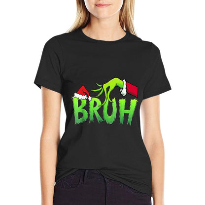Bruh Christmas Kids Xmasns Boys Funny Christmas  Affordable Price T-Shirt