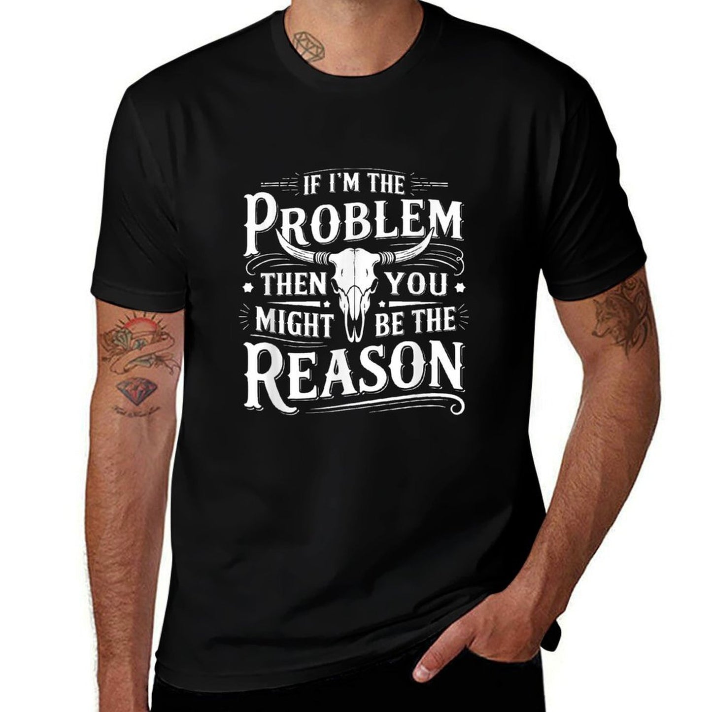 If Problem Vintage Then You Might Be Reason  Lightweight T-Shirt