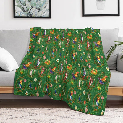 Enchanted Tiki Room Throw Blanket