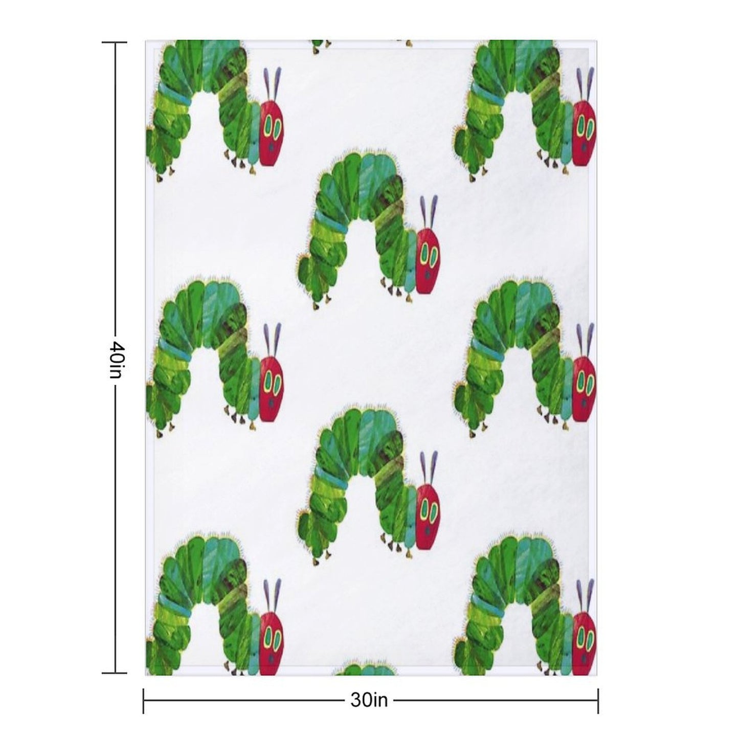 The Very Hungry Caterpillar Throw Blanket