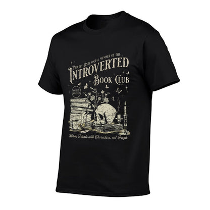 Retro Proud Anti Social Member Of Introverted Book Club  Affordable Price T-Shirt