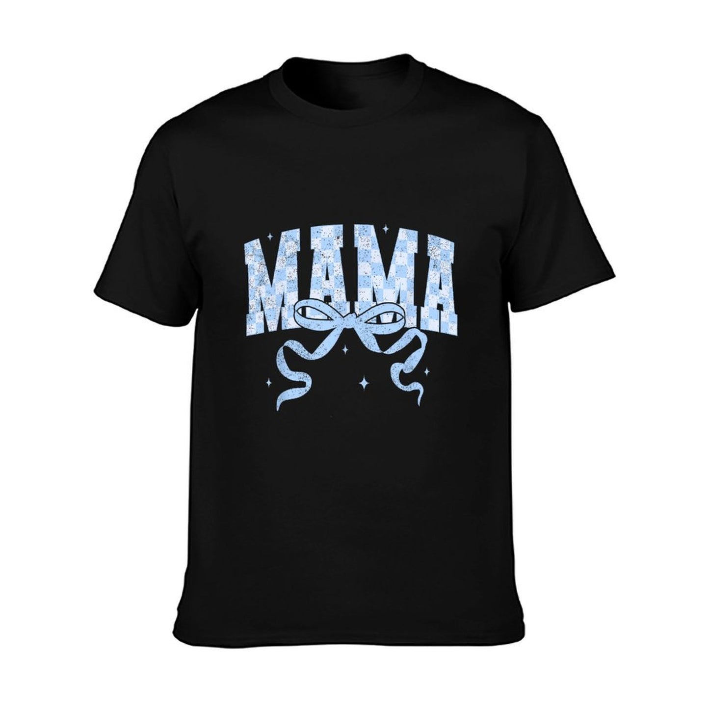 Mama Mommy Coquette Bow Checkered Happy Mother&#39;s Day Mom T-Shirt