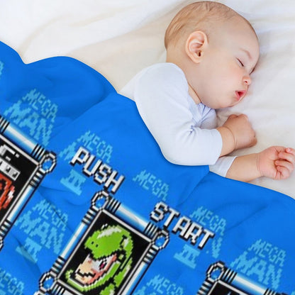 Megaman 3 Stage Select Throw Blanket
