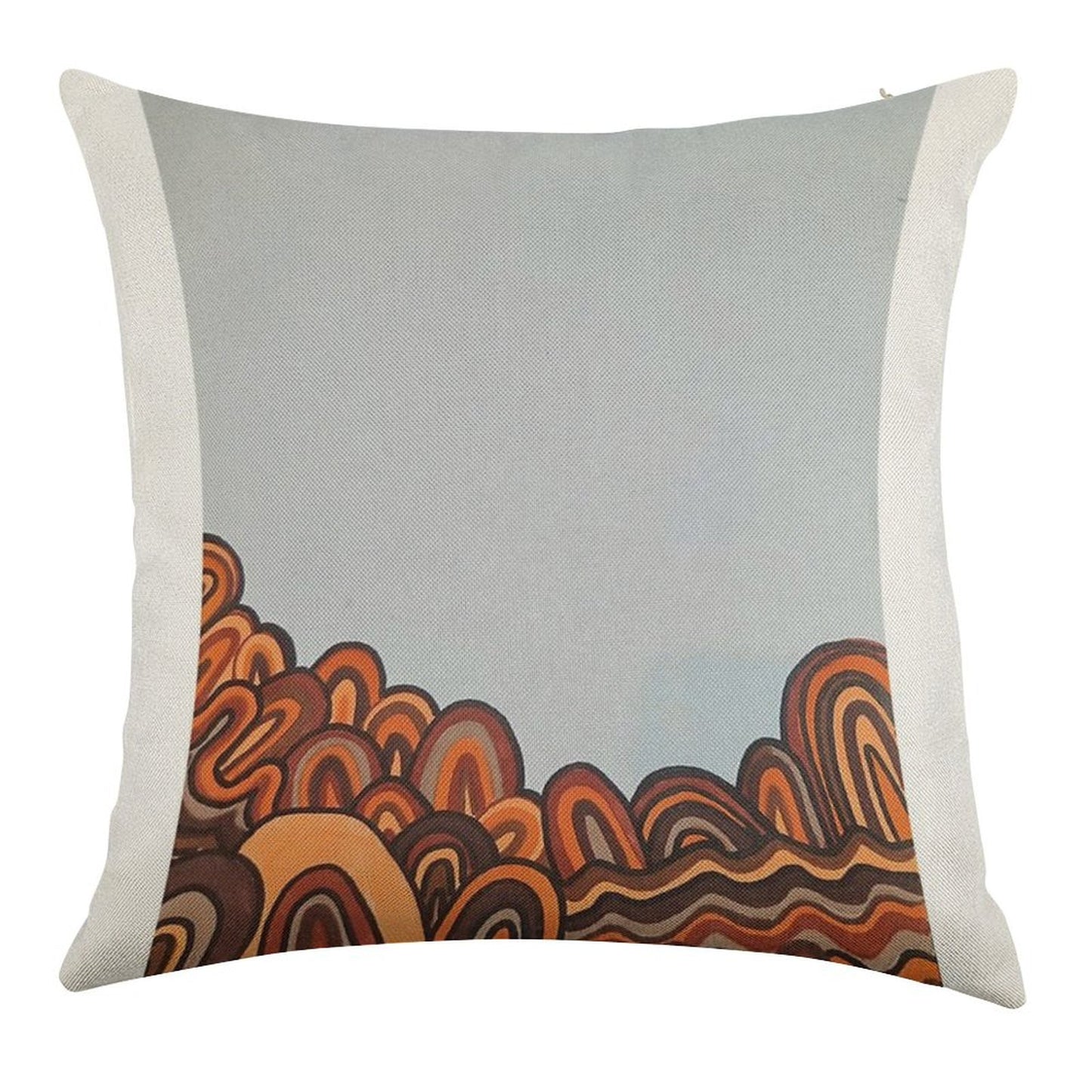 Gathering 2 Linen Throw Pillow Cover