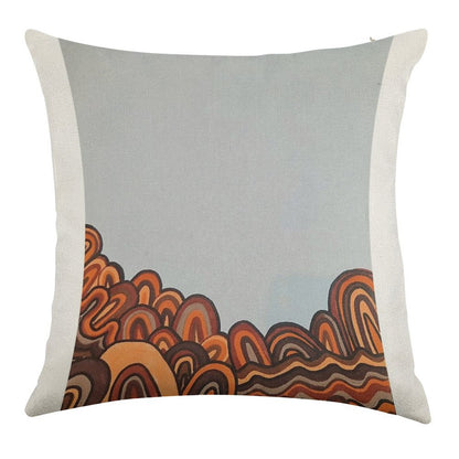 Gathering 2 Linen Throw Pillow Cover