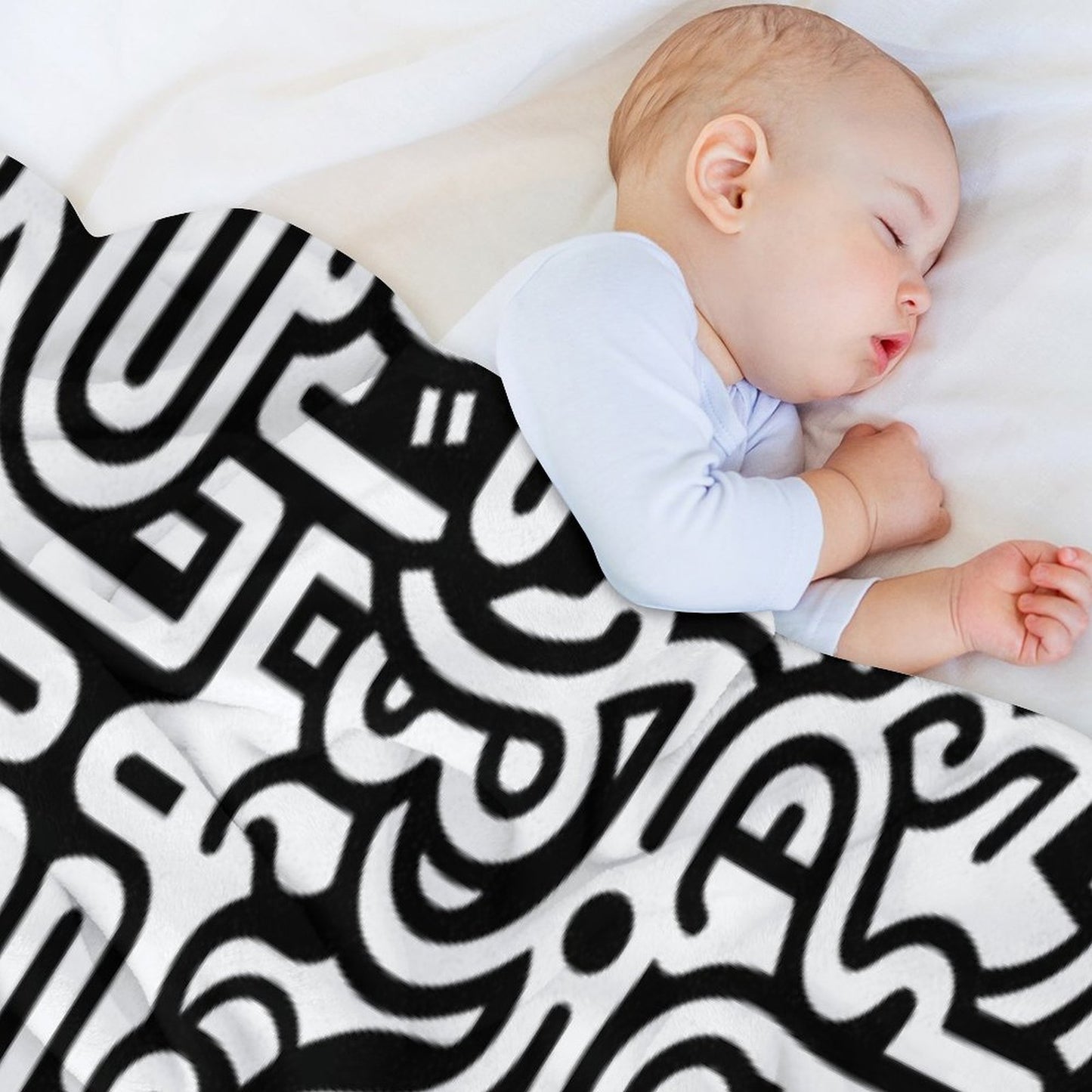 Pop Art Abstract Throw Blanket