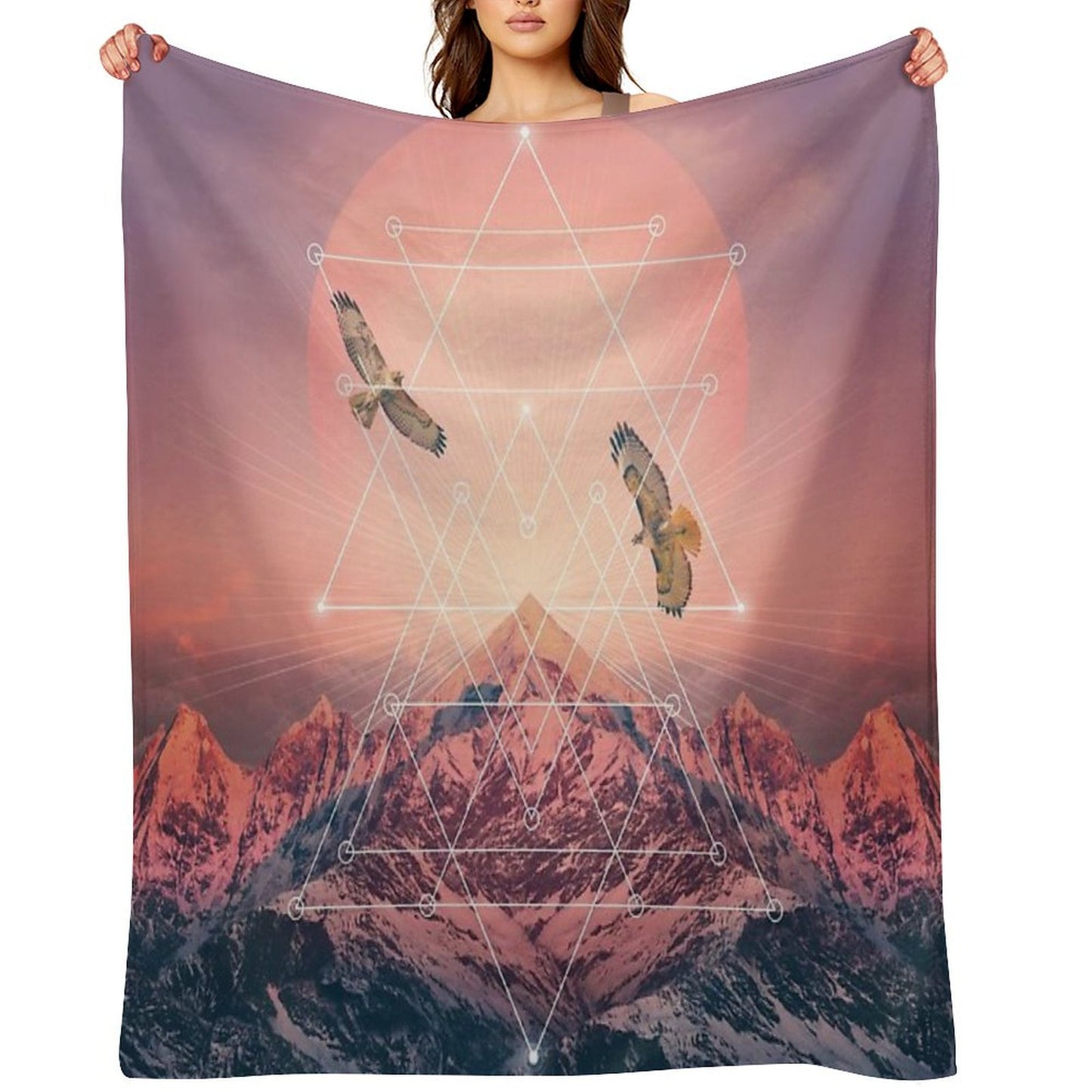 Find The Strength To Rise Up Throw Blanket