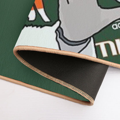 University of Miami - Sebastian The Ibis Bath Mat