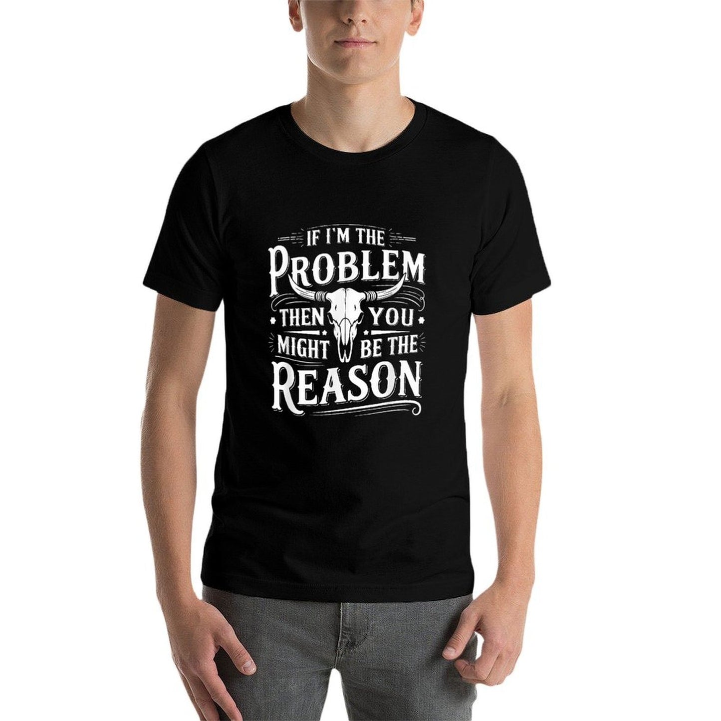 If Problem Vintage Then You Might Be Reason  Lightweight T-Shirt