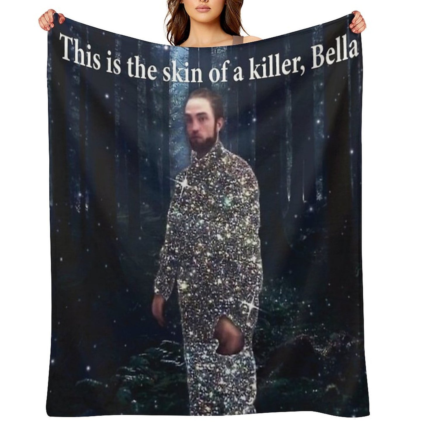 This Is The Skin of A Killer, Bella Meme Throw Blanket
