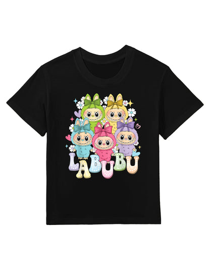 Cute Labubu The Monsters Funny Labubu Lover Men Women Kid Kids T-Shirt