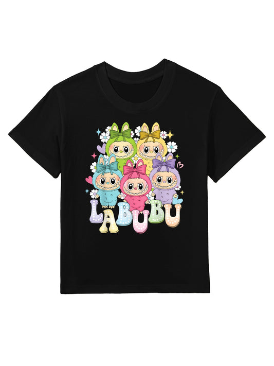 Cute Labubu The Monsters Funny Labubu Lover Men Women Kid Kids T-Shirt