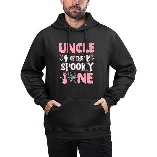 Uncle Halloween 1st Birthday Uncle of The Spooky One Girl Shrink-Resistant Hoodie
