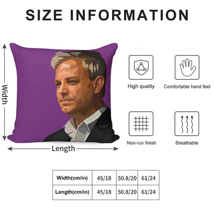 Prof. Brett Sutton Soft Anti-Pilling Throw Pillow
