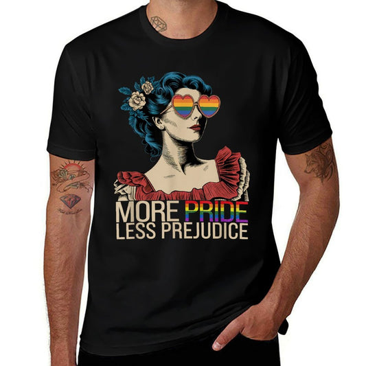 More Pride Less Prejudice Pride Month LGBTQ  Classic T-Shirt