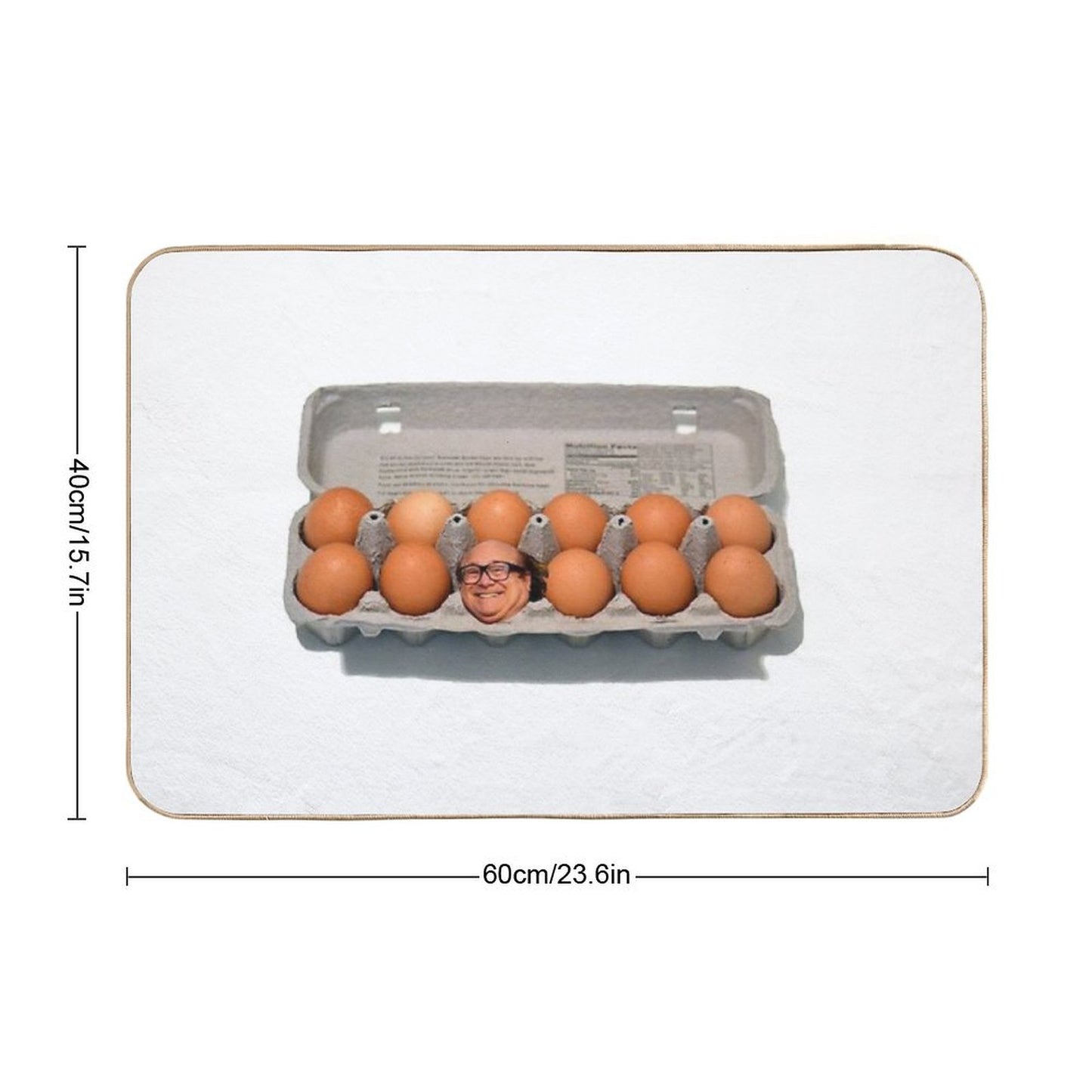 Danny Egg Devito Bath Mat