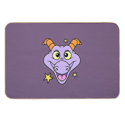 Figment with Stars  Odorless Bath Mat