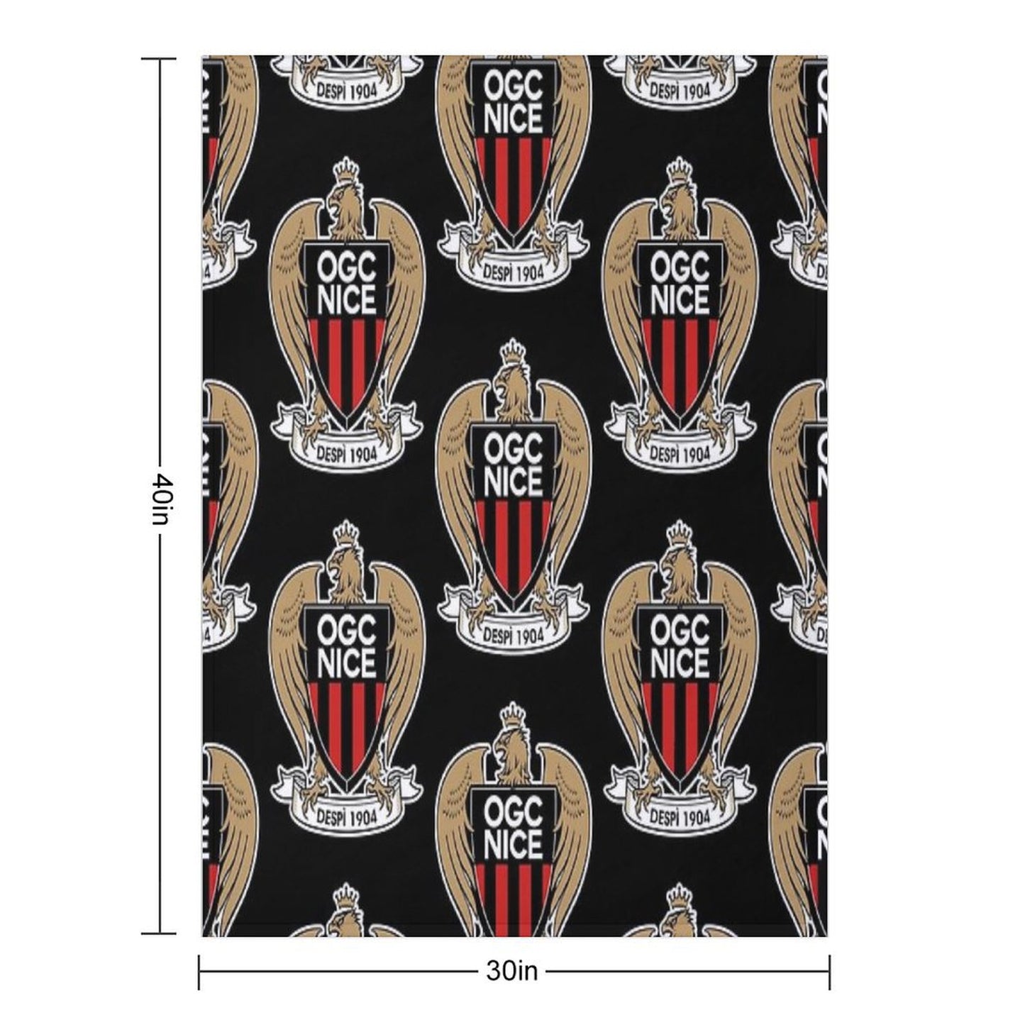 OGC Nice Throw Blanket