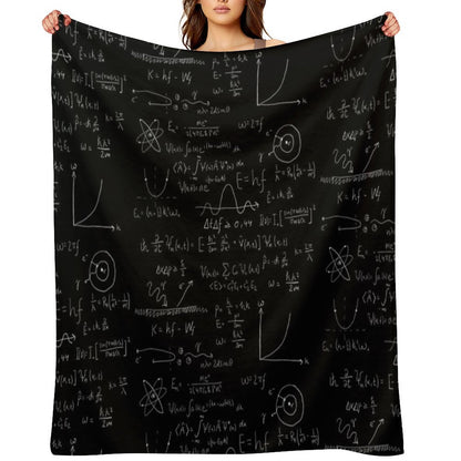 Quantum Physics Throw Blanket