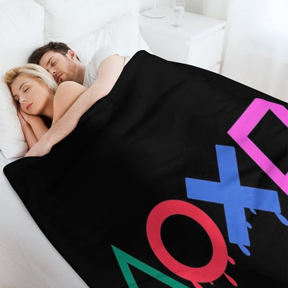 Playstation Color Throw Blanket