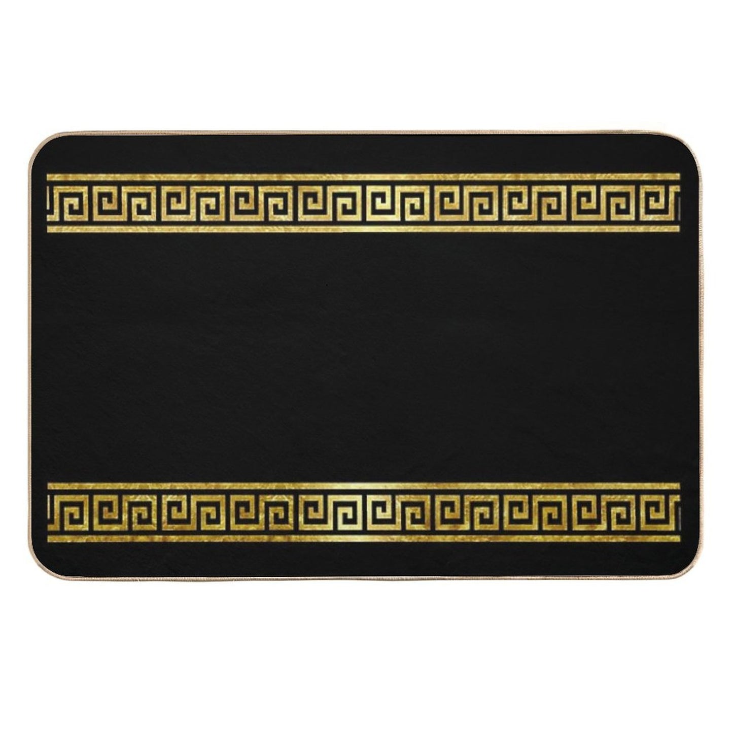 Greek Geometric Pattern  Easy Maintenance Bath Mat