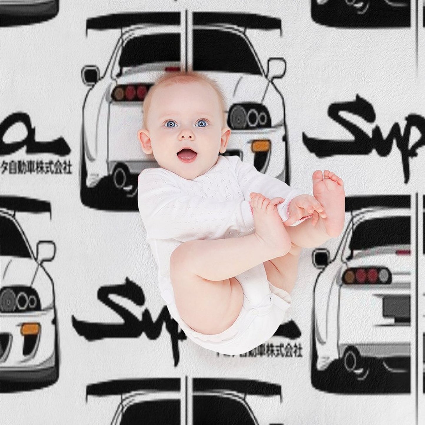 Toyota Supra MK IV - CarCorner Throw Blanket