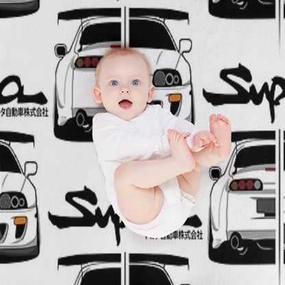 Toyota Supra MK IV - CarCorner Throw Blanket