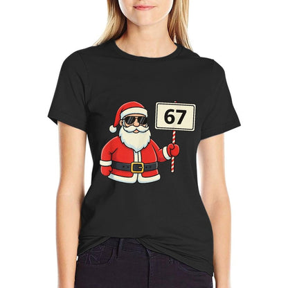 67 Meme Funny Six Seven Christmas  Graphic-printed T-Shirt