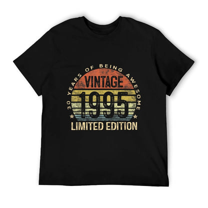 Vintage 1995 Limited Edition 30-Year-Old Gifts 30th Birthday T-Shirt