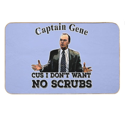 The Other Guys Movie Quote Captain Gene No Scrubs Bath Mat