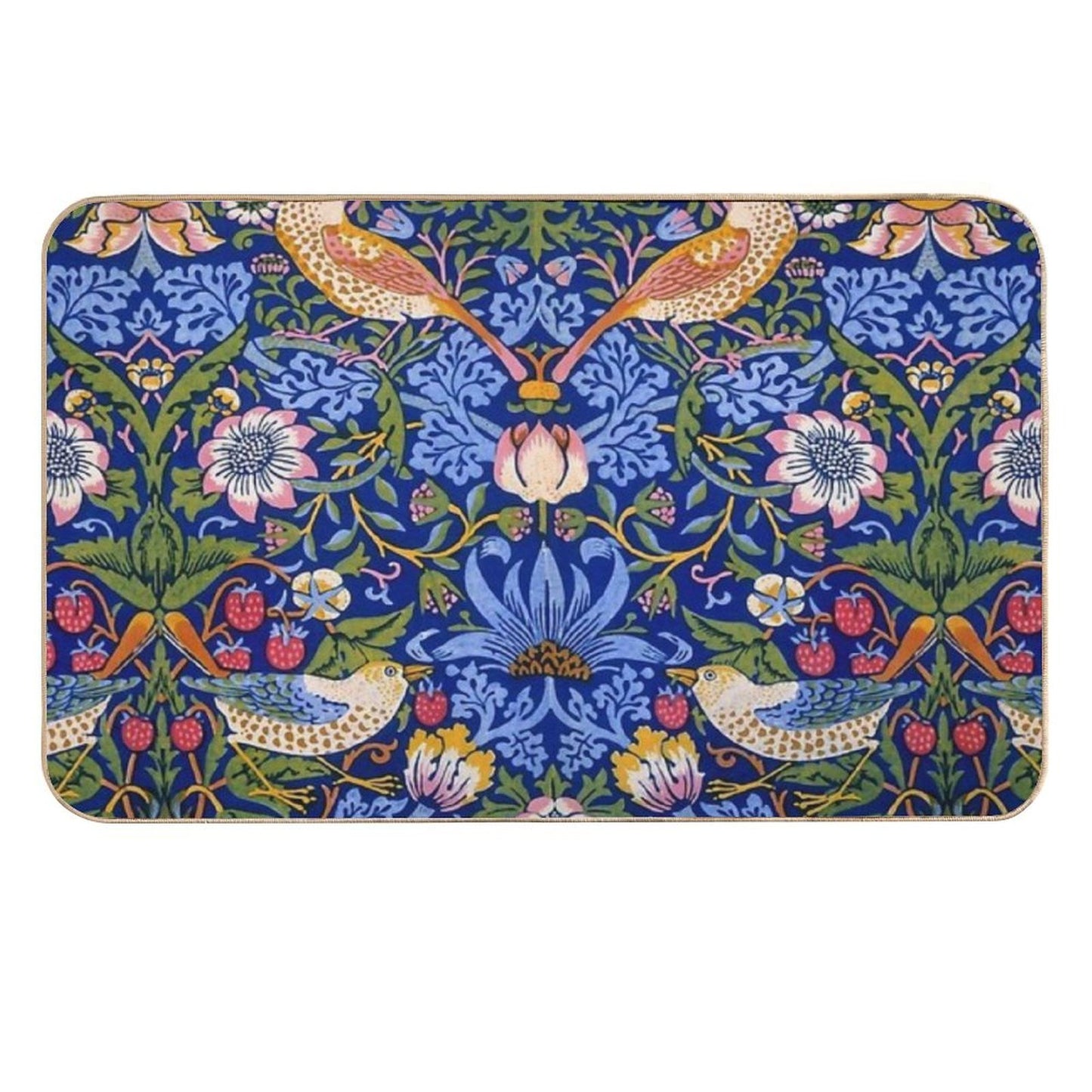 William Morris The Strawberry Thief 1.  Eco-Friendly Bath Mat