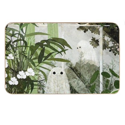 There's A Ghost in The Greenhouse Again Bath Mat