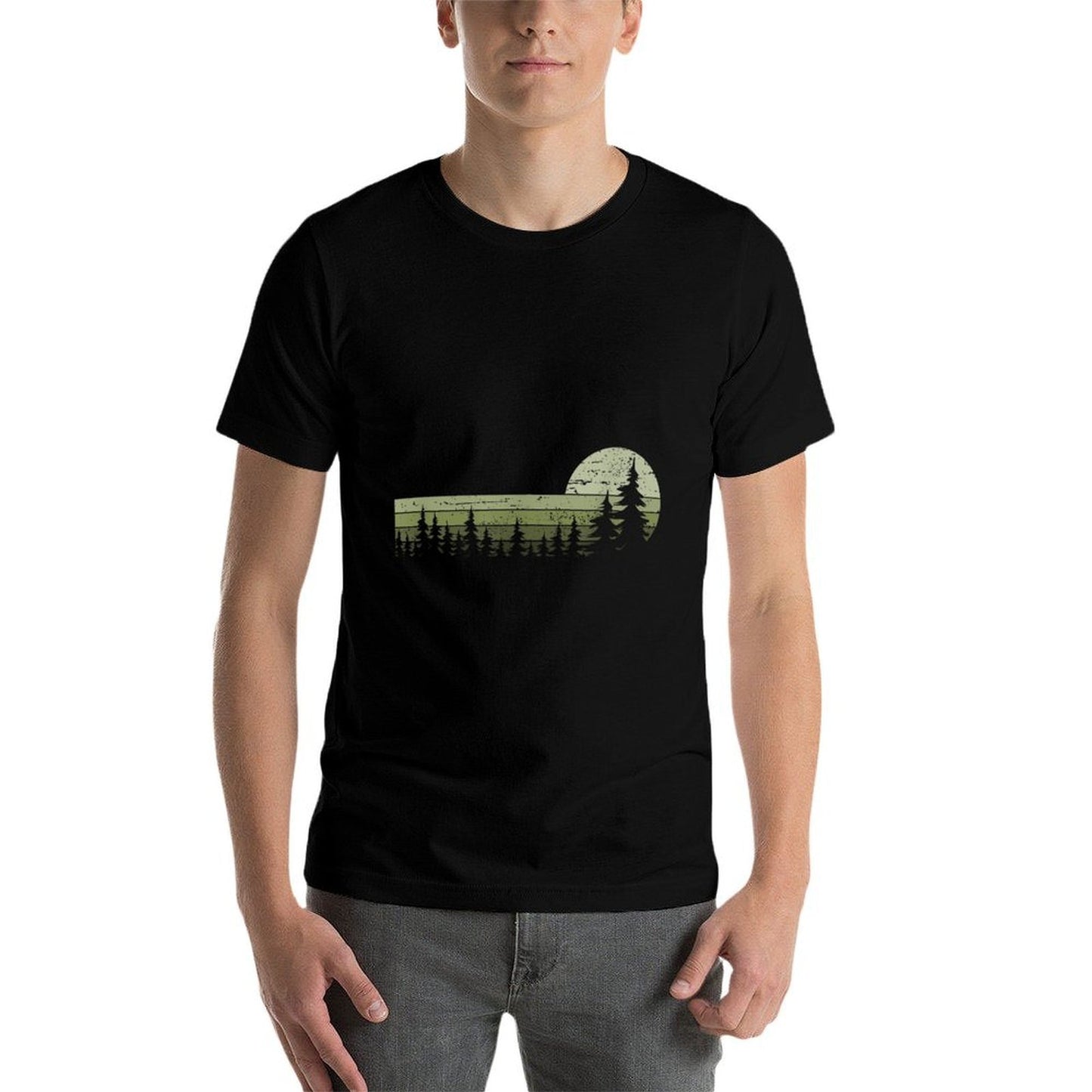 Trees Wildlife Nature Vintage Forest  Classic T-Shirt