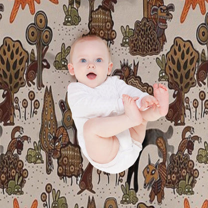 In The Beginning of The World - Watership Down Pattern Throw Blanket