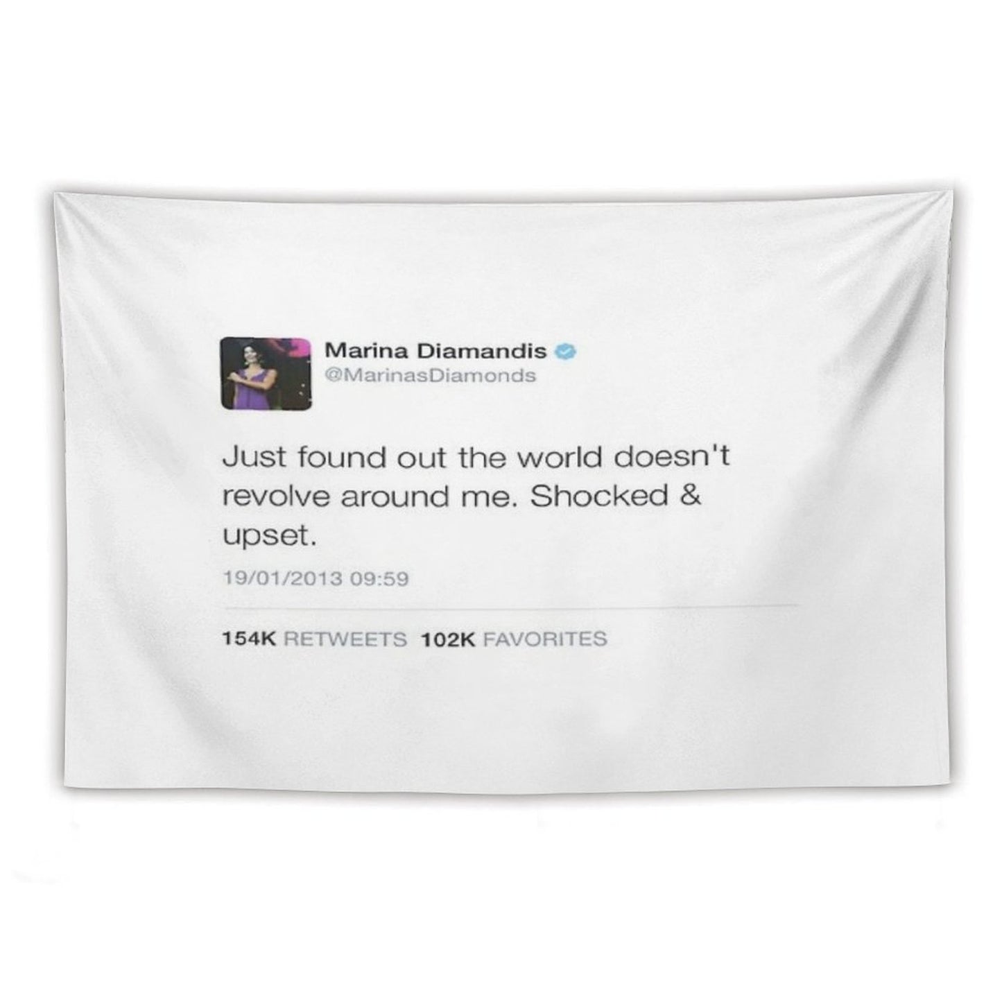 Marina And The Diamonds Tweet Tapestry Tapestry